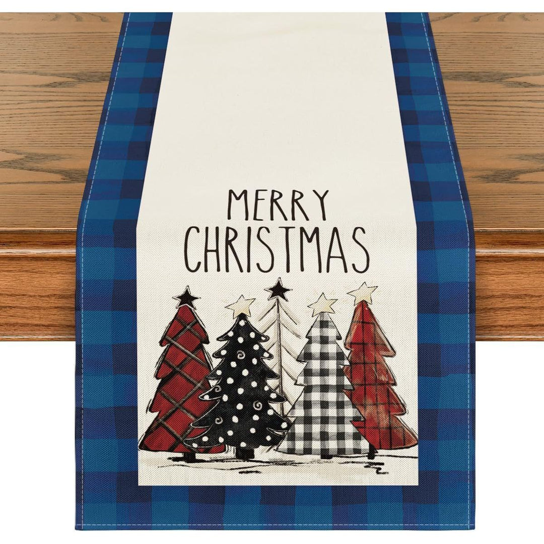 Christmas Trees, Merry Christmas Table Runner (13 X 72 Inch)