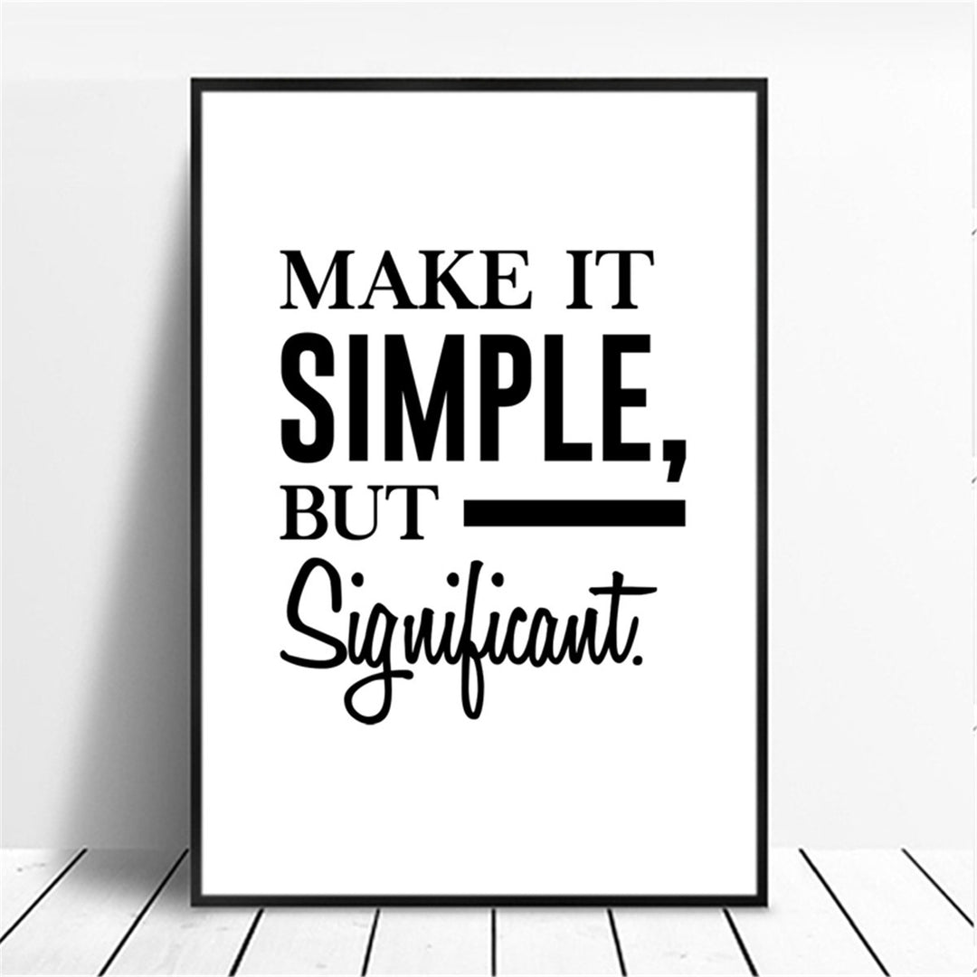 Motivational Phrase Canvas Wall-Art