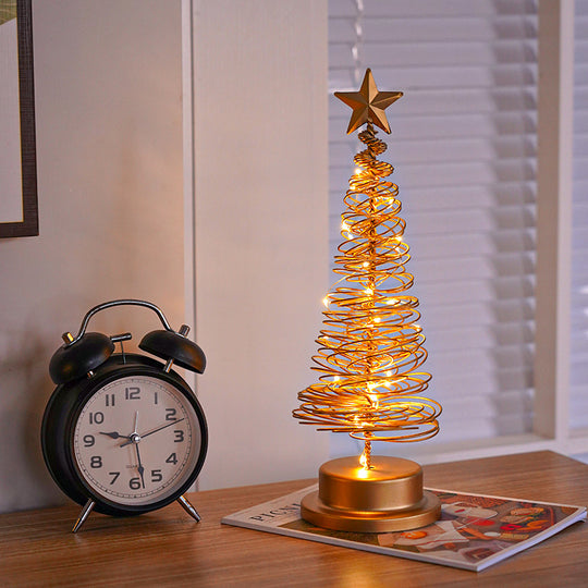 LED Spiral Christmas Tree Lamp