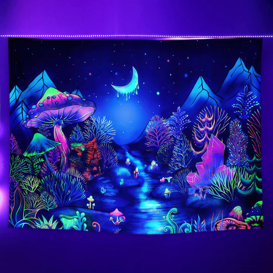 Fluorescent Mystical Tapestry