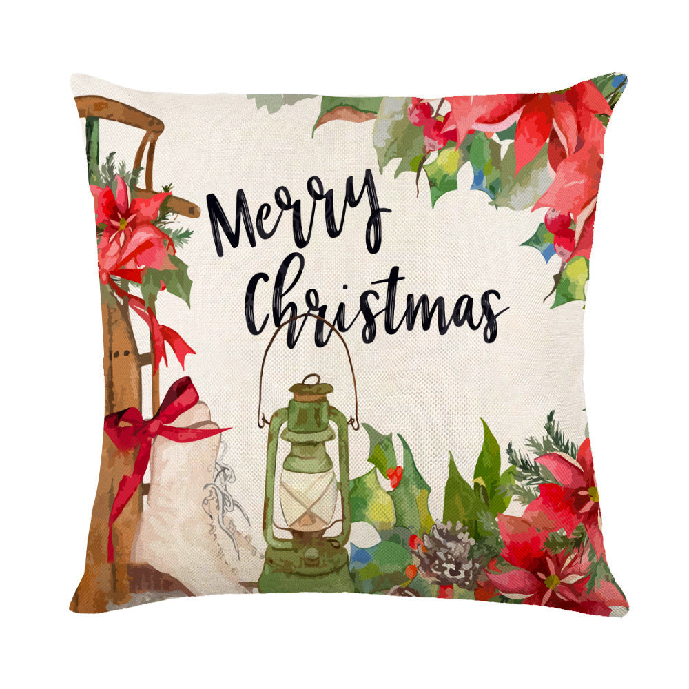 Christmas Themed Throw Pillow covers