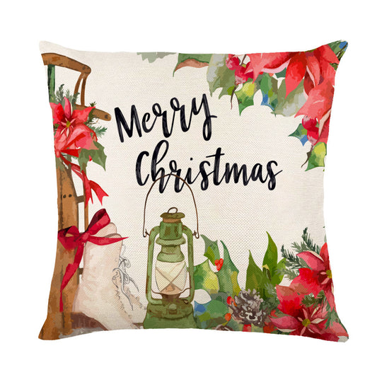 Christmas Themed Throw Pillow covers
